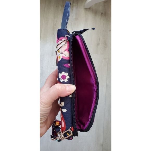 Vera Bradley Painted Paisley RFID Crossbody NWT - Picture 6 of 7